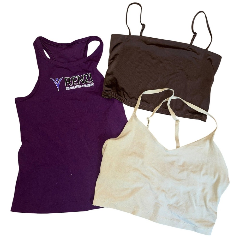 Tank Bundle, Logo Lululemon, Offline by Aerie, and Express